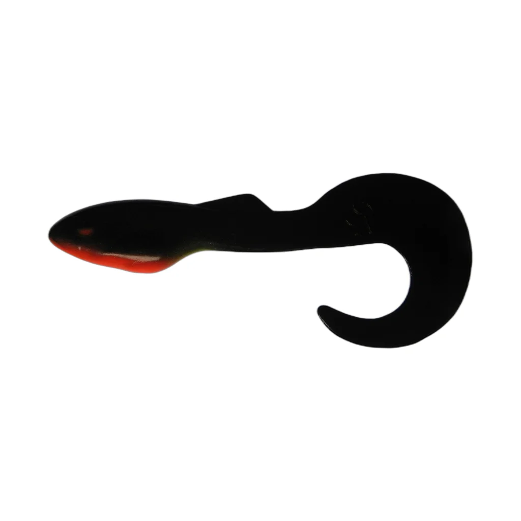 Shad Tail Black Solid