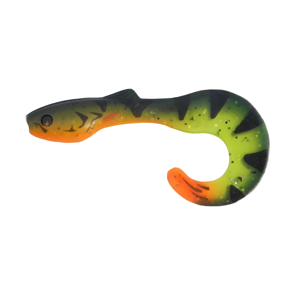 Shad Tail Black Chartreuse